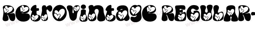 RetroVintage REGULAR字体转换